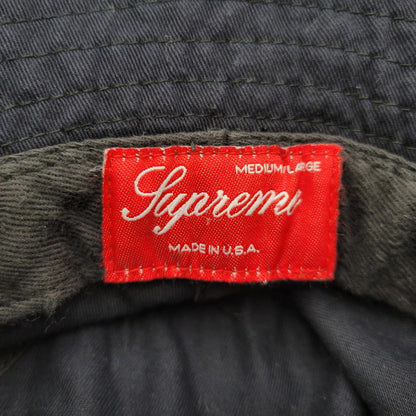 【中古品】【メンズ/レディース】 Supreme シュプリーム CHINO TWILL CRUSHER チノ ツイル クラッシャー ハット 帽子 185-251027-as-01-izu サイズ：M/L カラー：ブラック 万代Net店