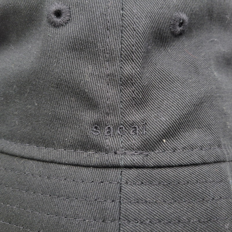 【中古品】【メンズ/レディース】 Sacai サカイ × MARK GONZALES マークゴンザレス × NEWERA ニューエラ ONE LOVE HAT ハット 帽子 185-251027-as-03-izu サイズ：M/L カラー：ブラック 万代Net店