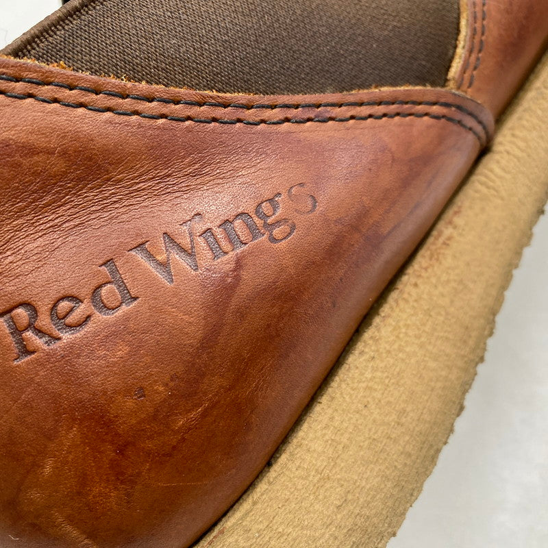 【現状渡し品】【メンズ】 RED WING レッドウィング ROMEO SIDE GORE SHORT BOOTS 2143 ロメオ サイドゴア ショートブーツ USA製 シューズ 靴 164-251028-as-08-izu サイズ：8E カラー：ブラウン 万代Net店