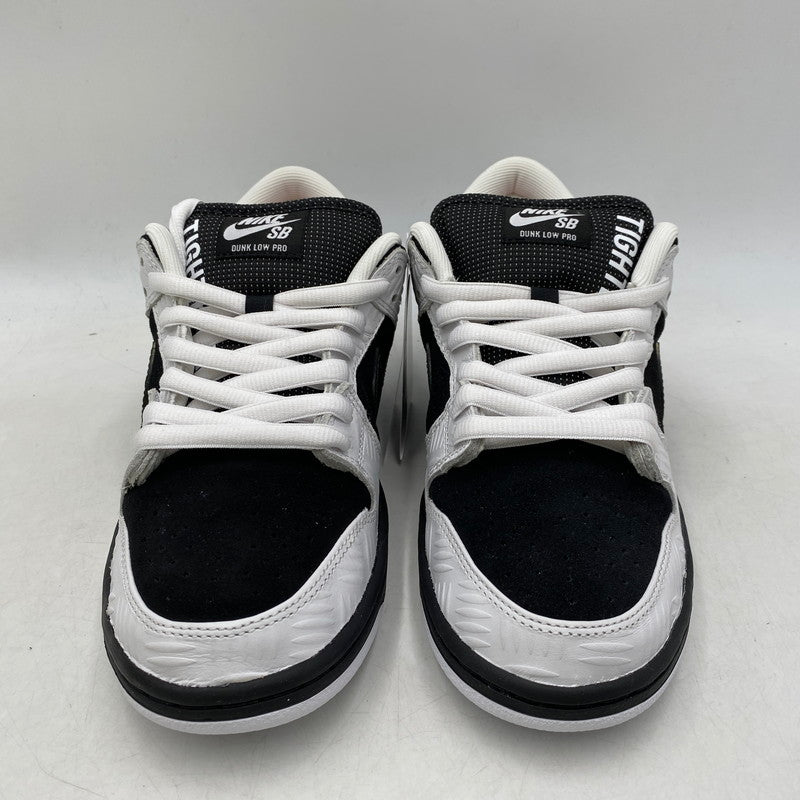 【中古美品】【メンズ/レディース】 NIKE SB ナイキエスビー × TIGHTBOOTH タイトブース DUNK LOW PRO QS FD2629-100 ダンク ロー プロ QS スニーカー シューズ 靴 160-251028-as-11-izu サイズ：26cm カラー：WHITE/BLACK-SAFETY ORANGE 万代Net店