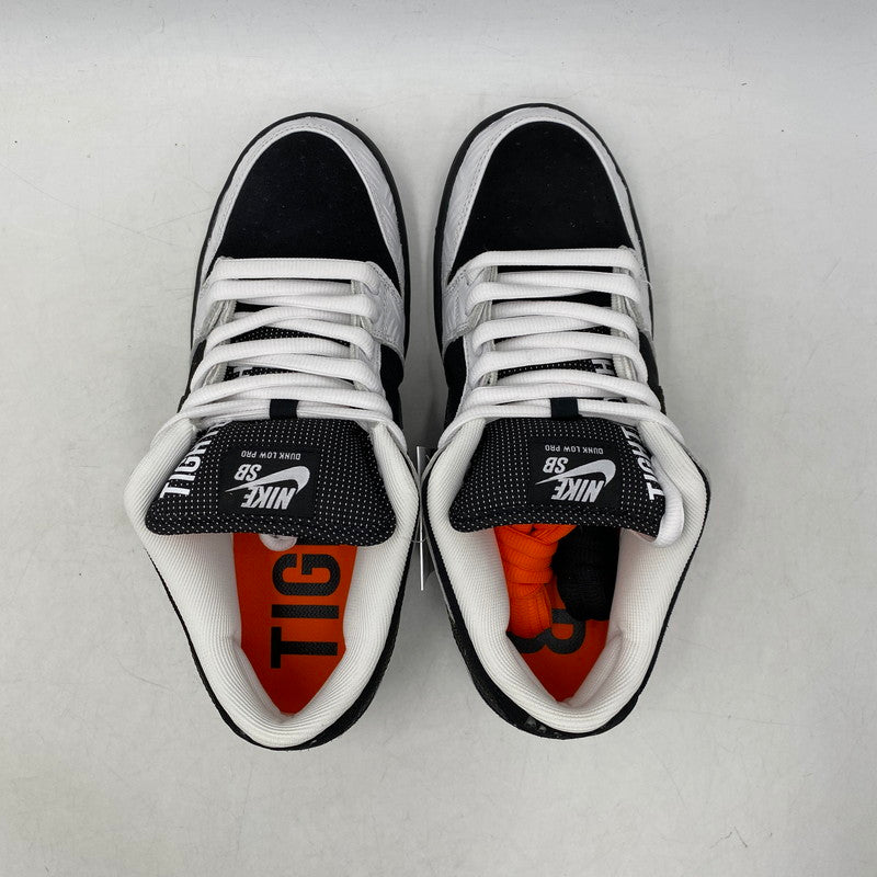 【中古美品】【メンズ/レディース】 NIKE SB ナイキエスビー × TIGHTBOOTH タイトブース DUNK LOW PRO QS FD2629-100 ダンク ロー プロ QS スニーカー シューズ 靴 160-251028-as-11-izu サイズ：26cm カラー：WHITE/BLACK-SAFETY ORANGE 万代Net店