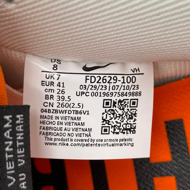 【中古美品】【メンズ/レディース】 NIKE SB ナイキエスビー × TIGHTBOOTH タイトブース DUNK LOW PRO QS FD2629-100 ダンク ロー プロ QS スニーカー シューズ 靴 160-251028-as-11-izu サイズ：26cm カラー：WHITE/BLACK-SAFETY ORANGE 万代Net店