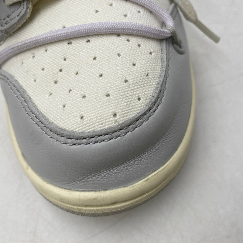 【中古品】【メンズ/レディース】 NIKE ナイキ × OFF-WHITE オフホワイト DUNK LOW DM1602-123 ダンク ロー スニーカー シューズ 靴 160-251028-as-12-izu サイズ：26cm カラー：SAIL/NEUTRAL GREY-WHITE 万代Net店