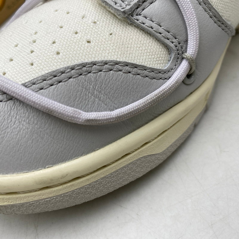 【中古品】【メンズ/レディース】 NIKE ナイキ × OFF-WHITE オフホワイト DUNK LOW DM1602-123 ダンク ロー スニーカー シューズ 靴 160-251028-as-12-izu サイズ：26cm カラー：SAIL/NEUTRAL GREY-WHITE 万代Net店