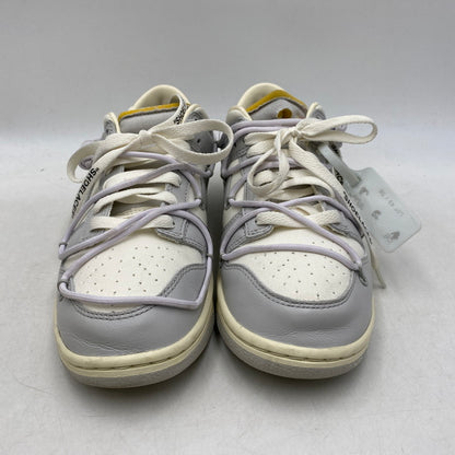 【中古品】【メンズ/レディース】 NIKE ナイキ × OFF-WHITE オフホワイト DUNK LOW DM1602-123 ダンク ロー スニーカー シューズ 靴 160-251028-as-12-izu サイズ：26cm カラー：SAIL/NEUTRAL GREY-WHITE 万代Net店