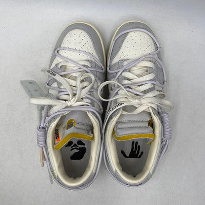 【中古品】【メンズ/レディース】 NIKE ナイキ × OFF-WHITE オフホワイト DUNK LOW DM1602-123 ダンク ロー スニーカー シューズ 靴 160-251028-as-12-izu サイズ：26cm カラー：SAIL/NEUTRAL GREY-WHITE 万代Net店