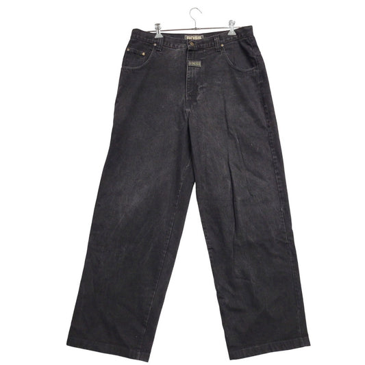 【中古品】【メンズ】 BOSS ボス 90S BLACK WIDE DENIM PANTS ブラック ワイド デニム パンツ ボトムス ズボン 157-251030-cs-03-izu サイズ：不明 カラー：ブラック 万代Net店