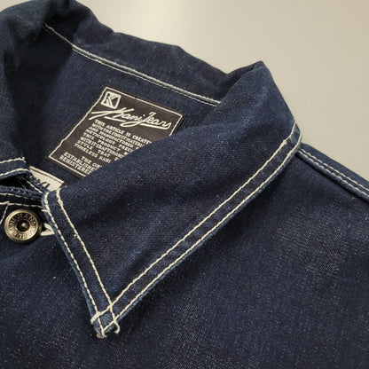 【中古品】【メンズ】 KARL KANI JEANS カールカナイ ジーンズ DENIM JACKET デニム ジャケット アウター 146-251030-cs-11-izu サイズ：XXL カラー：ダークインディゴ 万代Net店