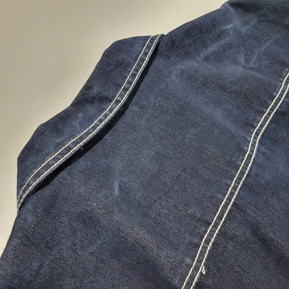 【中古品】【メンズ】 KARL KANI JEANS カールカナイ ジーンズ DENIM JACKET デニム ジャケット アウター 146-251030-cs-11-izu サイズ：XXL カラー：ダークインディゴ 万代Net店