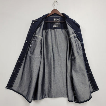 【中古品】【メンズ】 KARL KANI JEANS カールカナイ ジーンズ DENIM JACKET デニム ジャケット アウター 146-251030-cs-11-izu サイズ：XXL カラー：ダークインディゴ 万代Net店