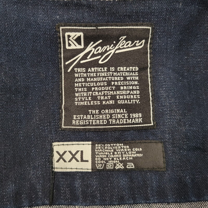 【中古品】【メンズ】 KARL KANI JEANS カールカナイ ジーンズ DENIM JACKET デニム ジャケット アウター 146-251030-cs-11-izu サイズ：XXL カラー：ダークインディゴ 万代Net店