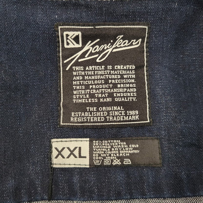 【中古品】【メンズ】 KARL KANI JEANS カールカナイ ジーンズ DENIM JACKET デニム ジャケット アウター 146-251030-cs-11-izu サイズ：XXL カラー：ダークインディゴ 万代Net店