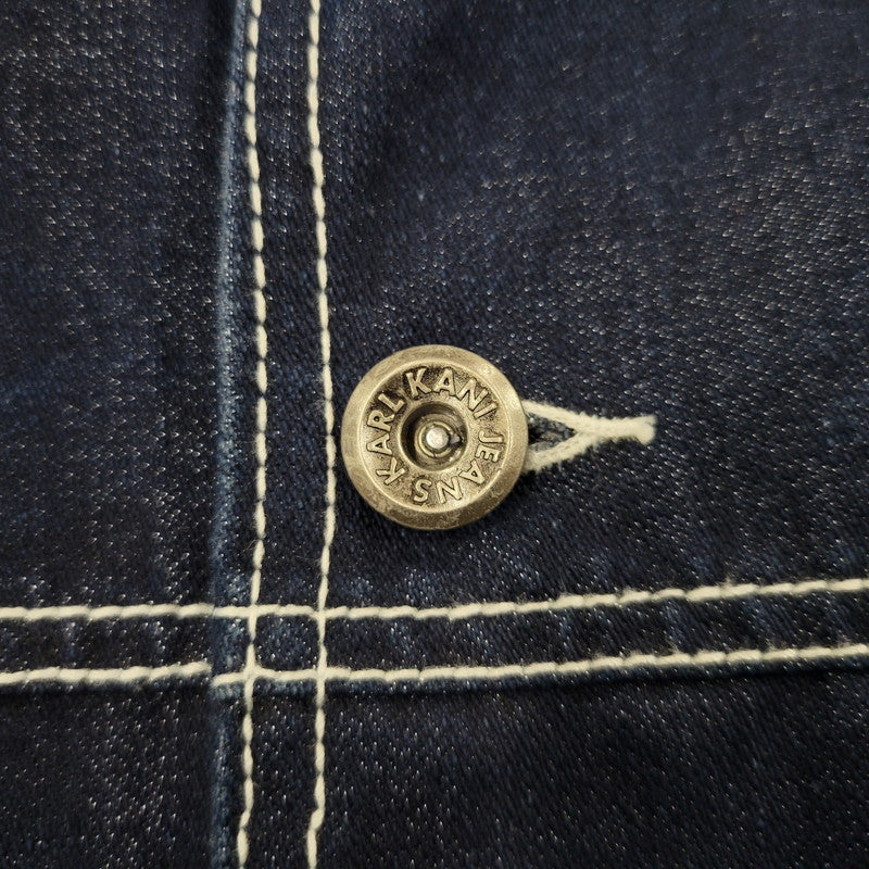 【中古品】【メンズ】 KARL KANI JEANS カールカナイ ジーンズ DENIM JACKET デニム ジャケット アウター 146-251030-cs-11-izu サイズ：XXL カラー：ダークインディゴ 万代Net店