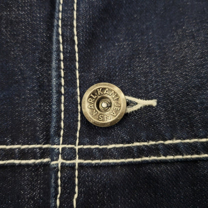 【中古品】【メンズ】 KARL KANI JEANS カールカナイ ジーンズ DENIM JACKET デニム ジャケット アウター 146-251030-cs-11-izu サイズ：XXL カラー：ダークインディゴ 万代Net店