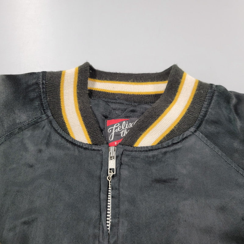 【現状渡し品】【メンズ】 FELIX THE CAT P.SULLIVAN フェリックス ザ キャット サリバン SUKAJAN スカジャン アウター 146-251030-cs-14-izu サイズ：L カラー：ブラック 万代Net店