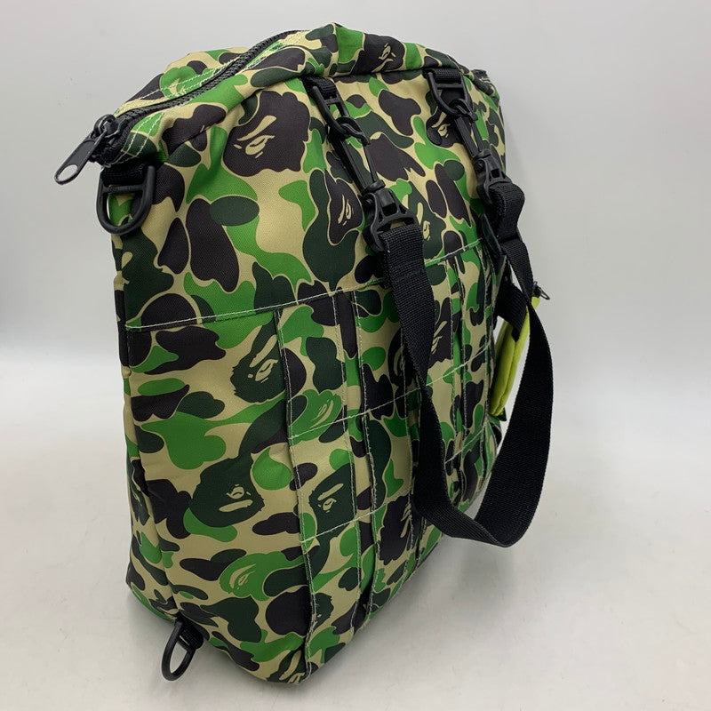 【中古品】【メンズ】 A BATHING APE×DAPIPA ア ベイシング エイプ×ダピパ 001MGO133905X TOTE BAG トートバッグ カバン 鞄 188-251105-cs-06-izu カラー：グリーン系 万代Net店
