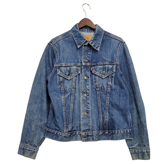 【中古品】【メンズ】 刻印529 SMALL-E 不均等V ケアタグ 70S 70505 4TH DENIM JACKET デニム ジャケット アウター 146-251030-cs-10-izu サイズ：不明 カラー：インディゴ 万代Net店