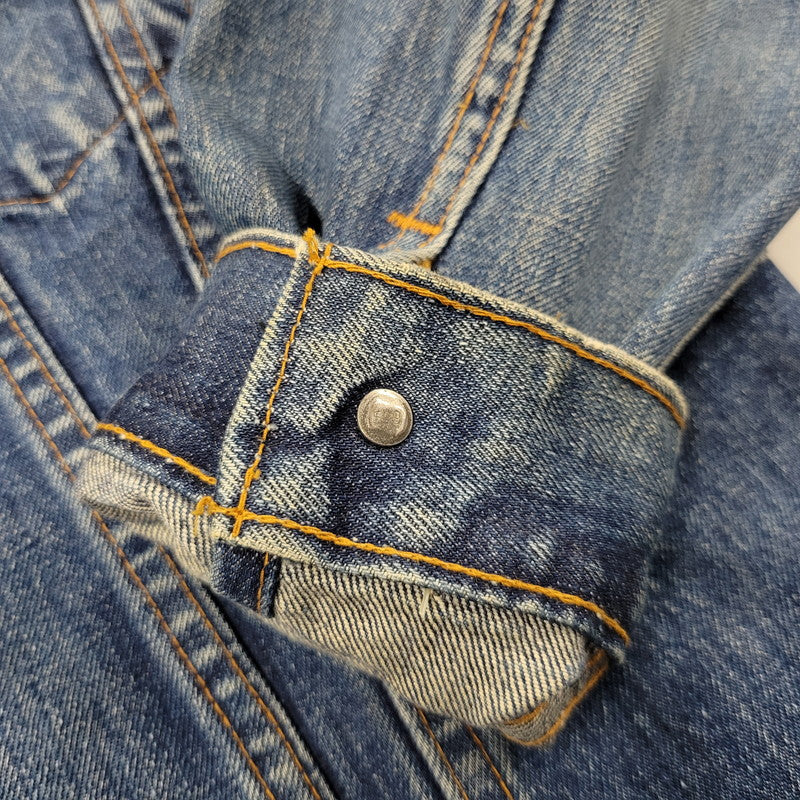 【中古品】【メンズ】 刻印529 SMALL-E 不均等V ケアタグ 70S 70505 4TH DENIM JACKET デニム ジャケット アウター 146-251030-cs-10-izu サイズ：不明 カラー：インディゴ 万代Net店