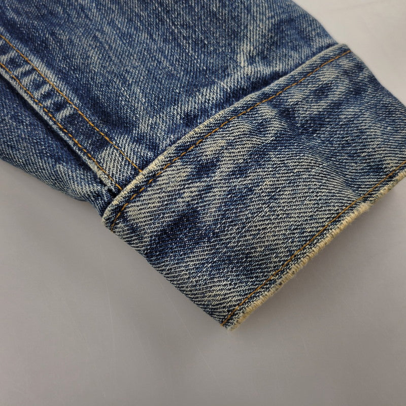 【中古品】【メンズ】 刻印529 SMALL-E 不均等V ケアタグ 70S 70505 4TH DENIM JACKET デニム ジャケット アウター 146-251030-cs-10-izu サイズ：不明 カラー：インディゴ 万代Net店