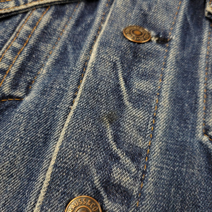 【中古品】【メンズ】 刻印529 SMALL-E 不均等V ケアタグ 70S 70505 4TH DENIM JACKET デニム ジャケット アウター 146-251030-cs-10-izu サイズ：不明 カラー：インディゴ 万代Net店