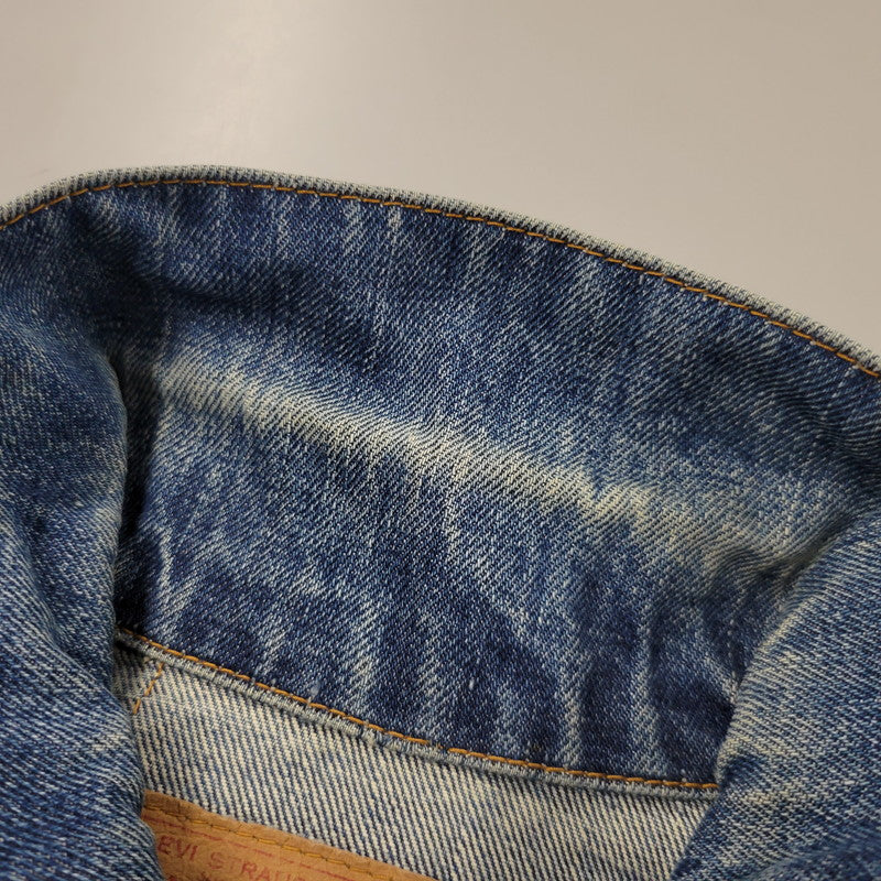 【中古品】【メンズ】 刻印529 SMALL-E 不均等V ケアタグ 70S 70505 4TH DENIM JACKET デニム ジャケット アウター 146-251030-cs-10-izu サイズ：不明 カラー：インディゴ 万代Net店