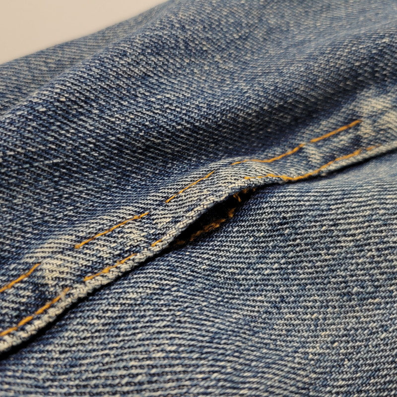 【中古品】【メンズ】 刻印529 SMALL-E 不均等V ケアタグ 70S 70505 4TH DENIM JACKET デニム ジャケット アウター 146-251030-cs-10-izu サイズ：不明 カラー：インディゴ 万代Net店