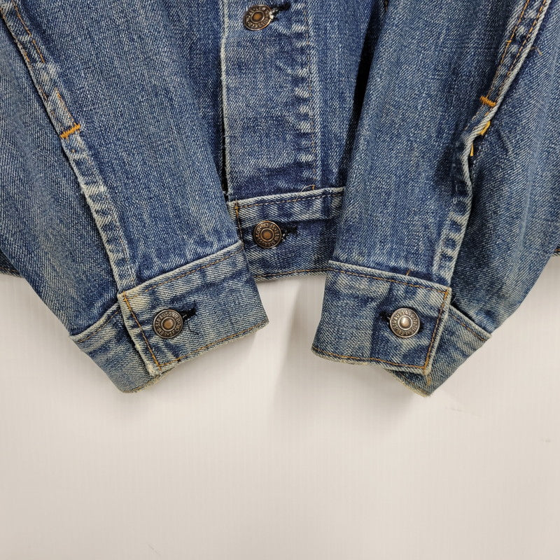 【中古品】【メンズ】 刻印529 SMALL-E 不均等V ケアタグ 70S 70505 4TH DENIM JACKET デニム ジャケット アウター 146-251030-cs-10-izu サイズ：不明 カラー：インディゴ 万代Net店
