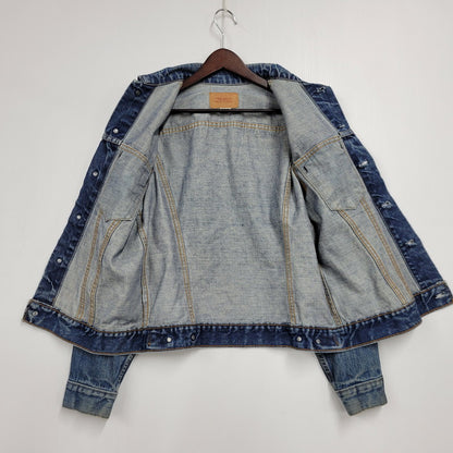 【中古品】【メンズ】 刻印529 SMALL-E 不均等V ケアタグ 70S 70505 4TH DENIM JACKET デニム ジャケット アウター 146-251030-cs-10-izu サイズ：不明 カラー：インディゴ 万代Net店