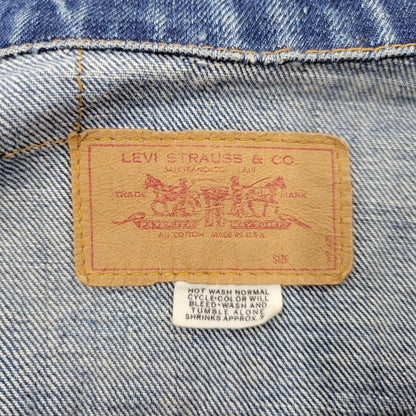 【中古品】【メンズ】 刻印529 SMALL-E 不均等V ケアタグ 70S 70505 4TH DENIM JACKET デニム ジャケット アウター 146-251030-cs-10-izu サイズ：不明 カラー：インディゴ 万代Net店