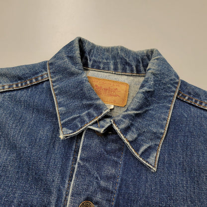 【中古品】【メンズ】 刻印529 SMALL-E 不均等V ケアタグ 70S 70505 4TH DENIM JACKET デニム ジャケット アウター 146-251030-cs-10-izu サイズ：不明 カラー：インディゴ 万代Net店