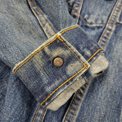 【中古品】【メンズ】 刻印529 SMALL-E 不均等V ケアタグ 70S 70505 4TH DENIM JACKET デニム ジャケット アウター 146-251030-cs-10-izu サイズ：不明 カラー：インディゴ 万代Net店