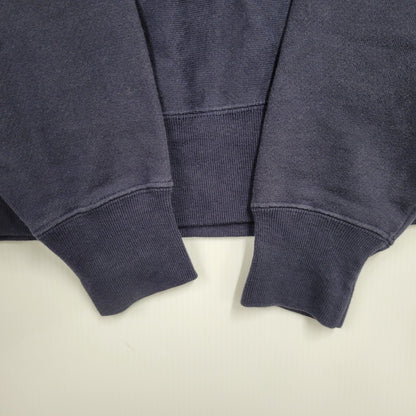 【中古品】【メンズ】 Champion チャンピオン BUCKNELL REVERSE WEAVE SWEATSHIRT リバースウィーブ スウェットシャツ 青単タグ復刻 トレーナー 長袖 トップス 148-251101-as-14-izu サイズ：M カラー：ネイビー 万代Net店