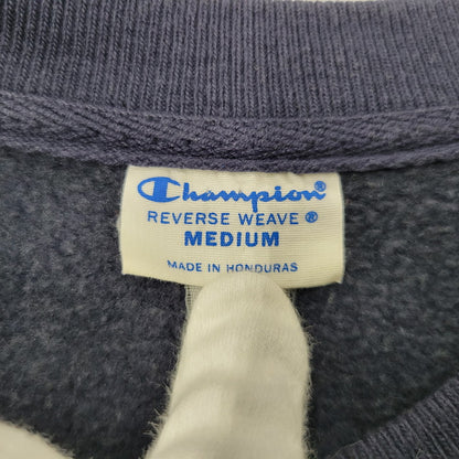 【中古品】【メンズ】 Champion チャンピオン BUCKNELL REVERSE WEAVE SWEATSHIRT リバースウィーブ スウェットシャツ 青単タグ復刻 トレーナー 長袖 トップス 148-251101-as-14-izu サイズ：M カラー：ネイビー 万代Net店