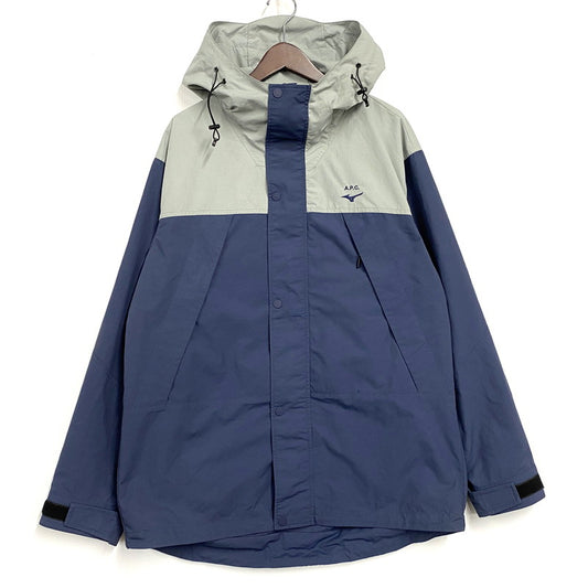 【中古品】【メンズ】 A.P.C. アーペーセー × MIZUNO ミズノ MONTAGNE PARKA 412010624 モンターニュ パーカ ジャケット アウター 141-251028-as-02-izu サイズ：XL カラー：ネイビー系 万代Net店