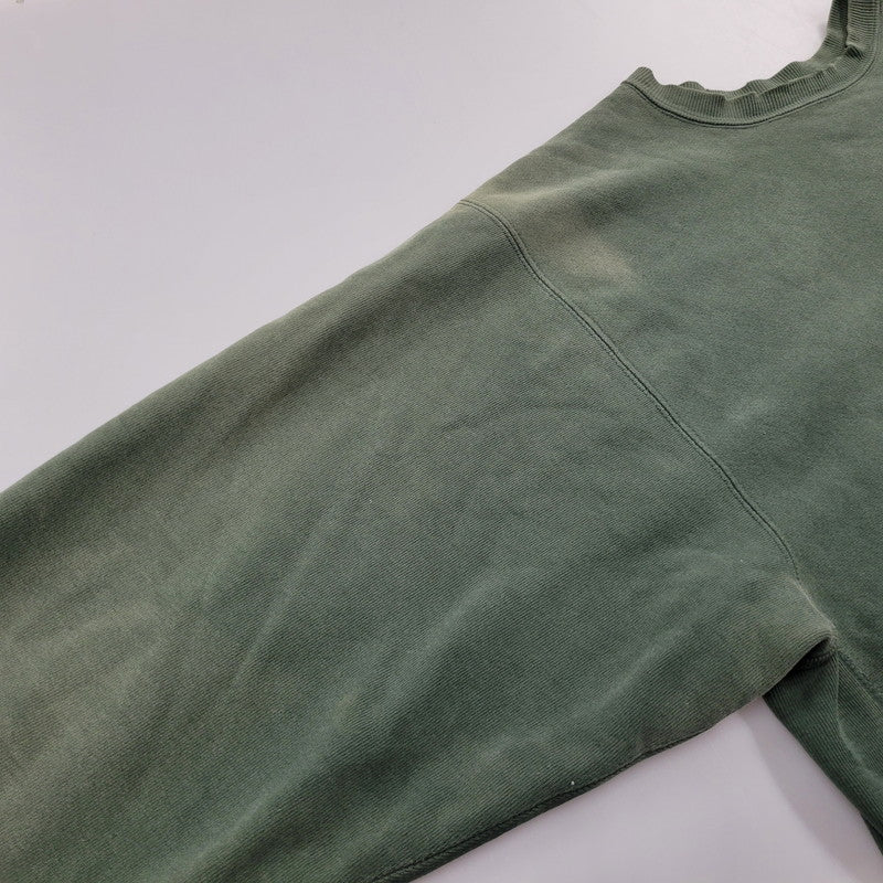 【現状渡し品】【メンズ】 Champion チャンピオン USA製 刺繍タグ 90S 目有 REVERSE WEAVE SWEATSHIRT リバース ウィーブ スウェットシャツ トップス 長袖 146-251030-cs-01-izu サイズ：XXL カラー：グリーン 万代Net店