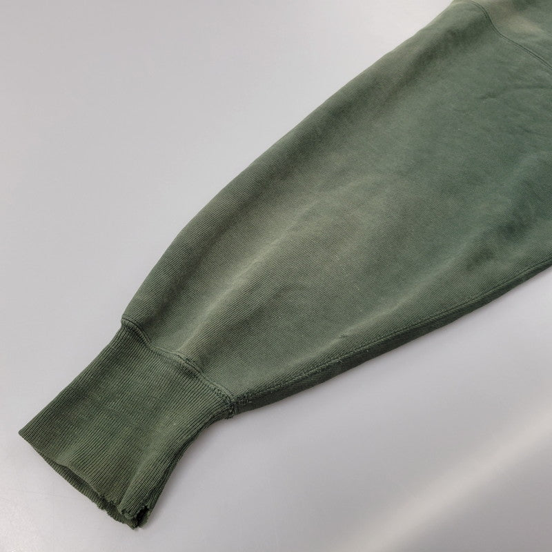 【現状渡し品】【メンズ】 Champion チャンピオン USA製 刺繍タグ 90S 目有 REVERSE WEAVE SWEATSHIRT リバース ウィーブ スウェットシャツ トップス 長袖 146-251030-cs-01-izu サイズ：XXL カラー：グリーン 万代Net店