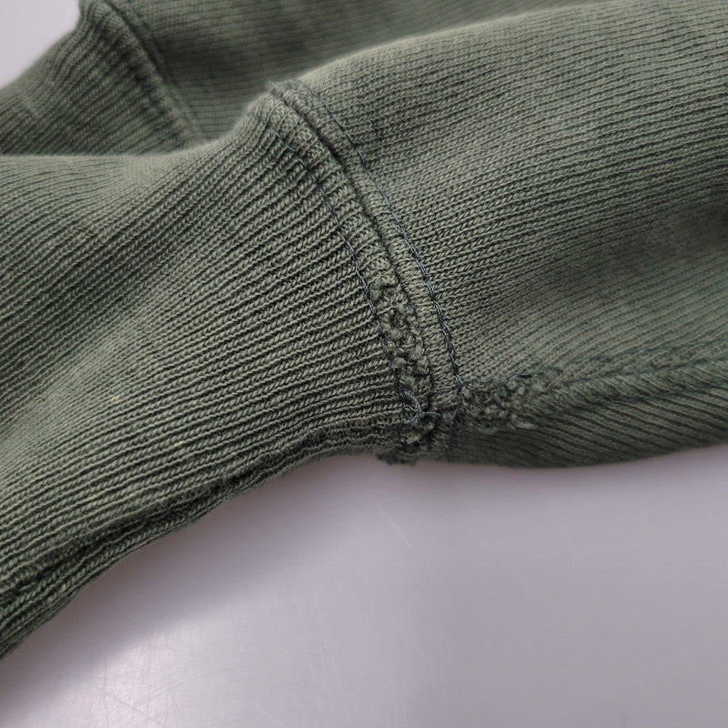 【現状渡し品】【メンズ】 Champion チャンピオン USA製 刺繍タグ 90S 目有 REVERSE WEAVE SWEATSHIRT リバース ウィーブ スウェットシャツ トップス 長袖 146-251030-cs-01-izu サイズ：XXL カラー：グリーン 万代Net店