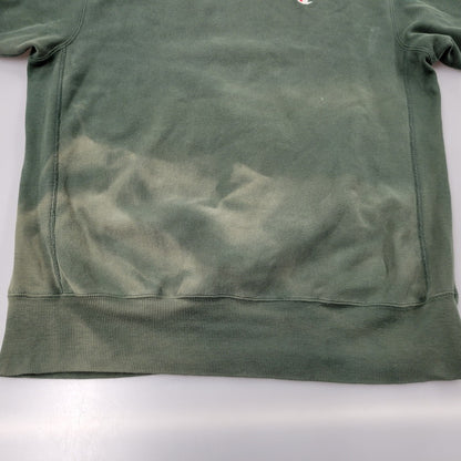 【現状渡し品】【メンズ】 Champion チャンピオン USA製 刺繍タグ 90S 目有 REVERSE WEAVE SWEATSHIRT リバース ウィーブ スウェットシャツ トップス 長袖 146-251030-cs-01-izu サイズ：XXL カラー：グリーン 万代Net店
