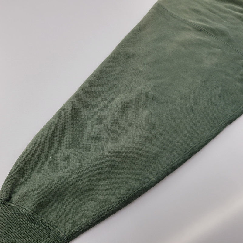 【現状渡し品】【メンズ】 Champion チャンピオン USA製 刺繍タグ 90S 目有 REVERSE WEAVE SWEATSHIRT リバース ウィーブ スウェットシャツ トップス 長袖 146-251030-cs-01-izu サイズ：XXL カラー：グリーン 万代Net店