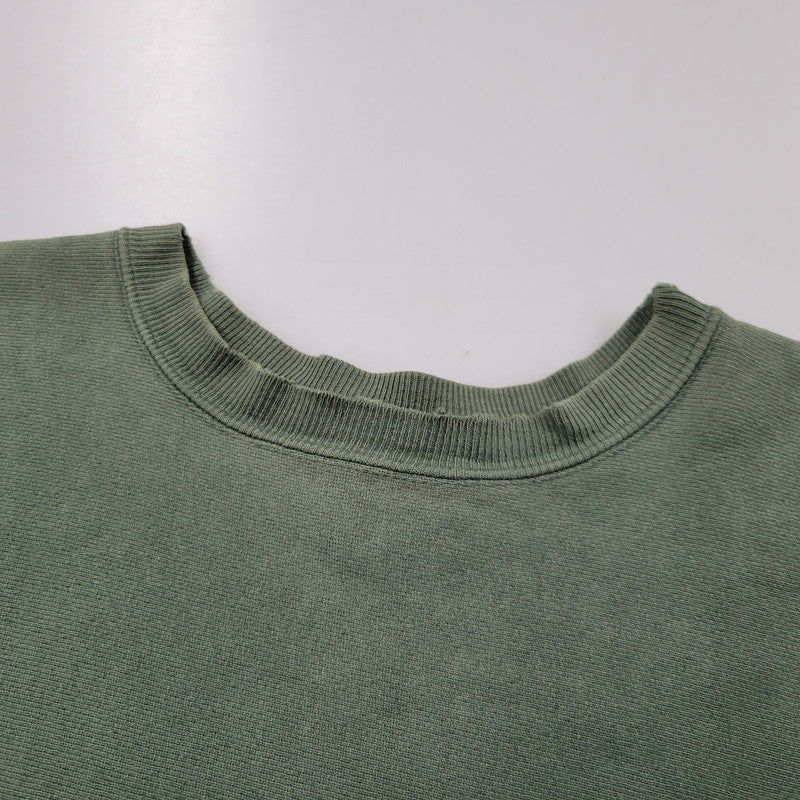 【現状渡し品】【メンズ】 Champion チャンピオン USA製 刺繍タグ 90S 目有 REVERSE WEAVE SWEATSHIRT リバース ウィーブ スウェットシャツ トップス 長袖 146-251030-cs-01-izu サイズ：XXL カラー：グリーン 万代Net店
