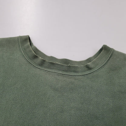 【現状渡し品】【メンズ】 Champion チャンピオン USA製 刺繍タグ 90S 目有 REVERSE WEAVE SWEATSHIRT リバース ウィーブ スウェットシャツ トップス 長袖 146-251030-cs-01-izu サイズ：XXL カラー：グリーン 万代Net店