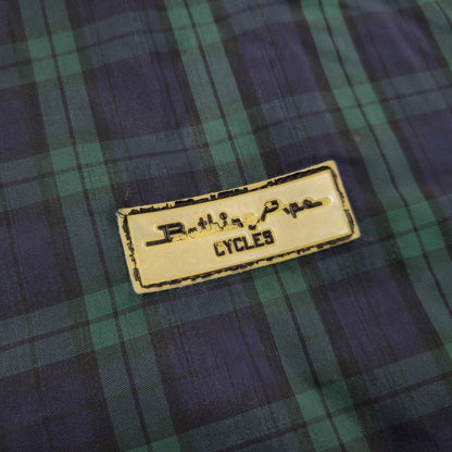 【中古品】【メンズ】 BATHING APE CYCLES ベイシングエイプ 日本製 90S CHECK NYLON JACKET チェック ナイロン ジャケット アウター 142-251030-cs-12-izu サイズ：M カラー：ネイビー×グリーン 万代Net店
