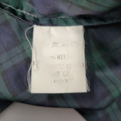 【中古品】【メンズ】 BATHING APE CYCLES ベイシングエイプ 日本製 90S CHECK NYLON JACKET チェック ナイロン ジャケット アウター 142-251030-cs-12-izu サイズ：M カラー：ネイビー×グリーン 万代Net店