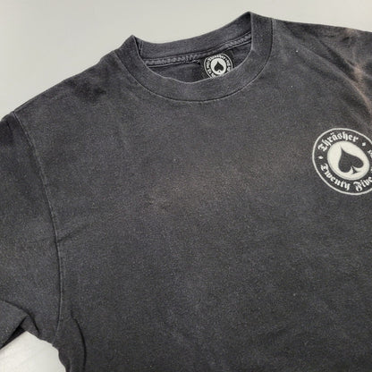 【現状渡し品】【メンズ】 OLD THRASHER オールドスラッシャー MAGAZINE DESIGN SS TEE マガジン デザイン ショートスリーブ Tシャツ トップス 半袖 142-251101-cs-08-izu サイズ：S カラー：ブラック 万代Net店