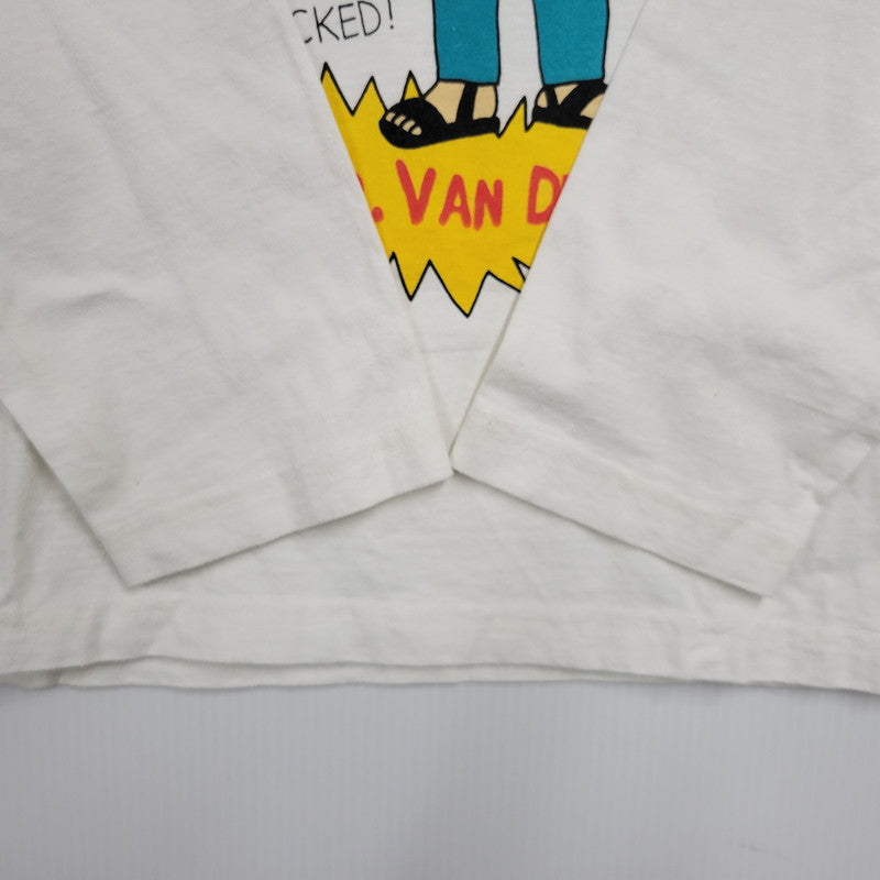 【中古品】【メンズ】 BEAVIS AND BUTT-HEAD ビーバス アンド バットヘッド X-CHIC LS TEE ロングスリーブ Tシャツ トップス 長袖 146-251029-cs-18-izu サイズ：M カラー：ホワイト 万代Net店