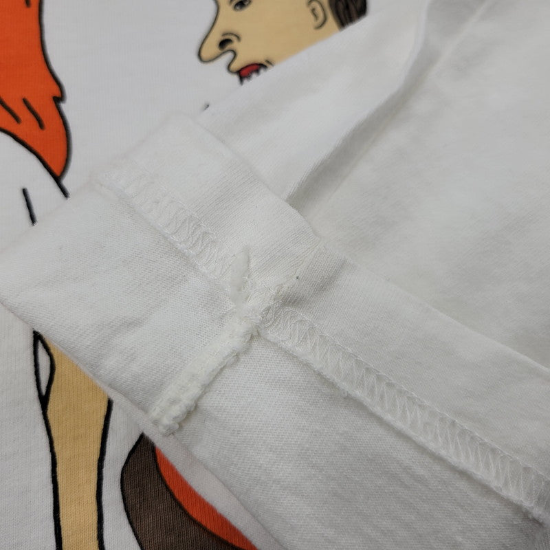 【中古品】【メンズ】 BEAVIS AND BUTT-HEAD ビーバス アンド バットヘッド X-CHIC LS TEE ロングスリーブ Tシャツ トップス 長袖 146-251029-cs-18-izu サイズ：M カラー：ホワイト 万代Net店