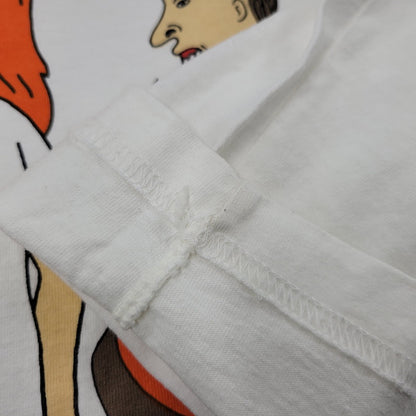 【中古品】【メンズ】 BEAVIS AND BUTT-HEAD ビーバス アンド バットヘッド X-CHIC LS TEE ロングスリーブ Tシャツ トップス 長袖 146-251029-cs-18-izu サイズ：M カラー：ホワイト 万代Net店
