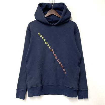 【中古品】【メンズ】 HOODED SWEATSHIRT フーデッド スウェットシャツ トップス パーカー 142-251106-ya-01-izu サイズ：M カラー：ネイビー 万代Net店