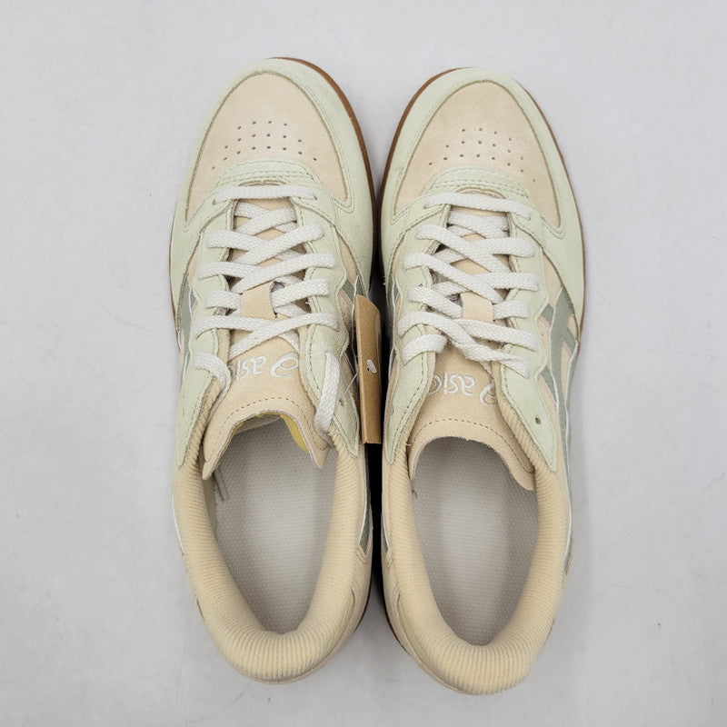 【中古美品】【メンズ/レディース】 asics アシックス SKYHAND OG 1203A452-251 スカイハンド OG スニーカー シューズ 靴 162-251030-as-37-izu サイズ：25.5cm カラー：MARZIPAN/DRIED LEAF GREEN 万代Net店