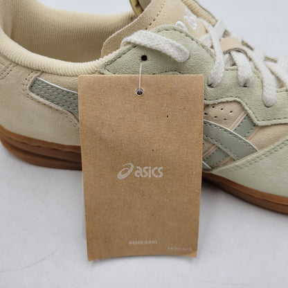 【中古美品】【メンズ/レディース】 asics アシックス SKYHAND OG 1203A452-251 スカイハンド OG スニーカー シューズ 靴 162-251030-as-37-izu サイズ：25.5cm カラー：MARZIPAN/DRIED LEAF GREEN 万代Net店